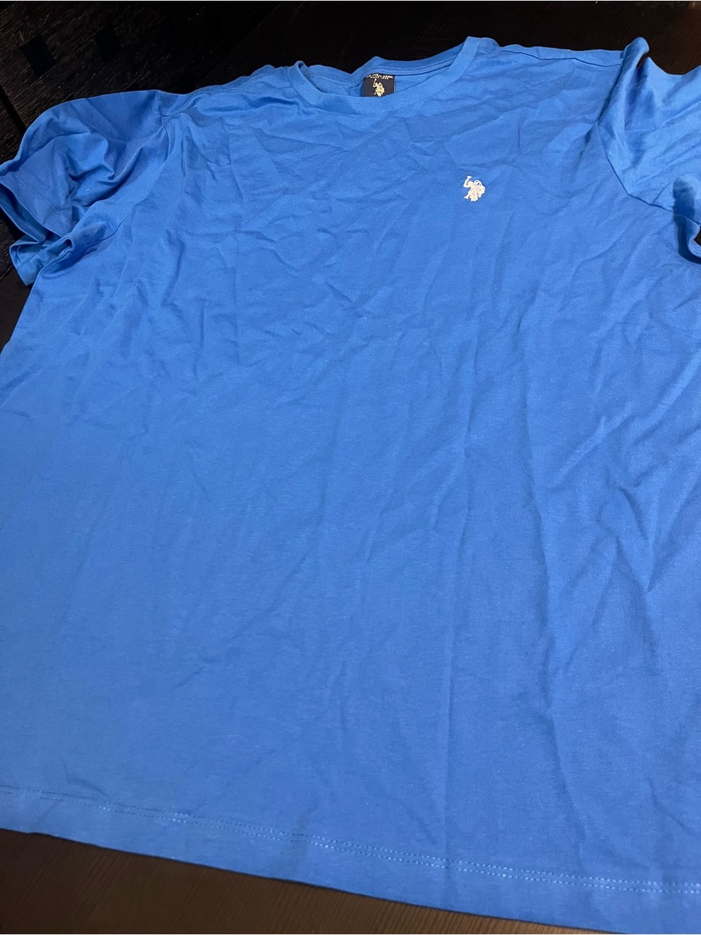 U.S Polo Assn Men's T-Shirt Blue & Gray Lot of 2 Size Large Note: Gray Tiny Flaw